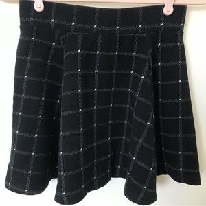 H&M Divided Circle Skirt in Black / Checked ASO Riverdale’s Cheryl Blossom